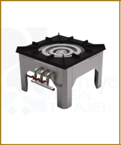 two row rice stove
