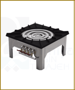 four row rice stove