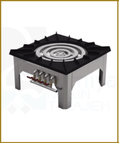 four row rice stove