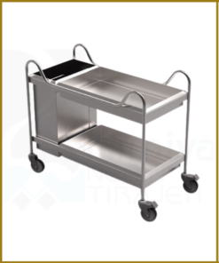 dirty dish trolley