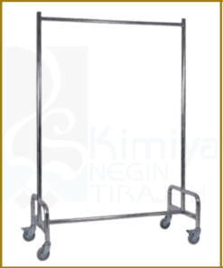 Trolley carrying clothes