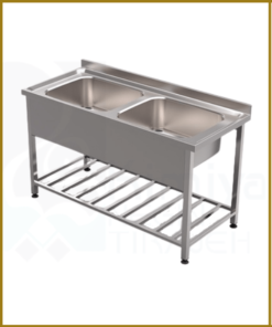 double bastin industrial sink