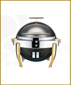 Round chefing dish