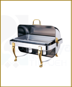 Rectangular chefing dish