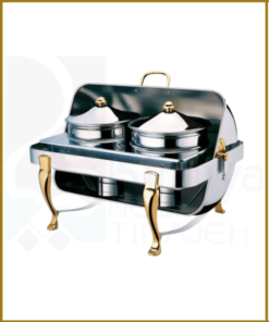 Rectangular chefing dish