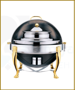 Round chefing dish