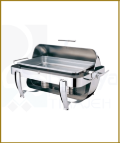 Rectangular chefing dish