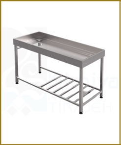 Stainless steel garbage table