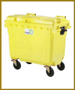 سطل زباله مکانیزه 660 لیتری