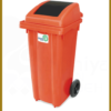 سطل زباله مکانیزه دمپردار 120 لیتری