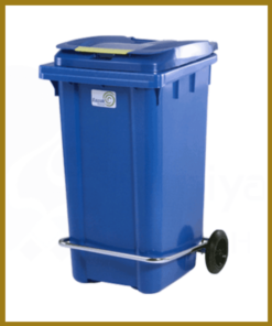 مخزن زباله مکانیزه پدال دار 240 لیتری