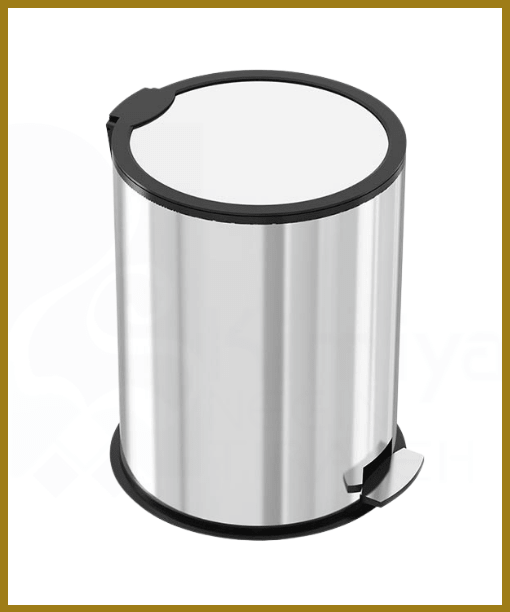 سطل زباله پدال دار 3 لیتری استیل