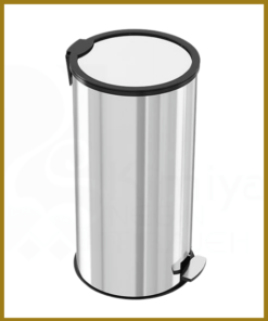 سطل زباله پدال دار 30 لیتری آرام بند استیل